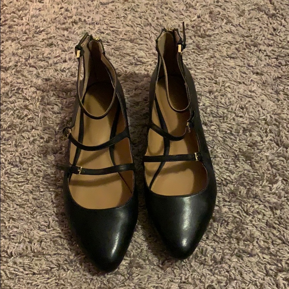 Calvin Klein Buckle Flats